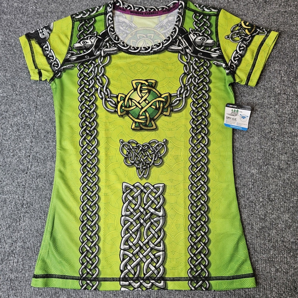 Inknburn Womens Tech Tee Size XXS Celtic Knot Shortsleeve Quick Dry Wicking